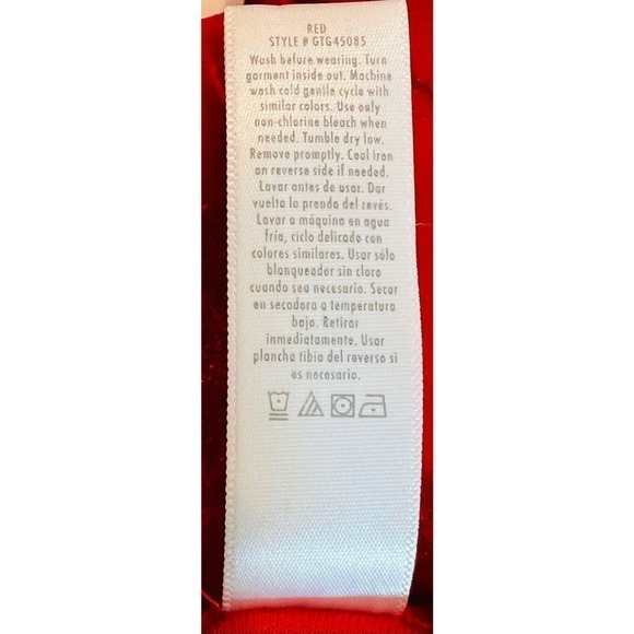 NWOT George red velvet and layered tulle formal lined dress in toddler size 4T - Picture 7 of 8